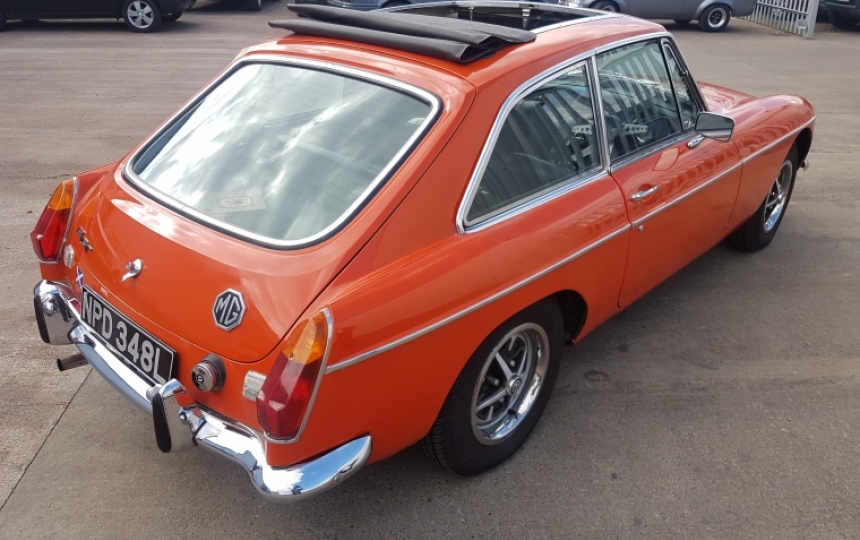 1972 MGB GT ORANGE Car Cave Scotland Used Cars in Midlothian